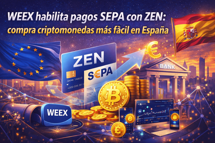WEEX kích hoạt thanh toán SEPA với ZEN: Mua tiền mã hóa dễ dàng hơn tại Tây Ban Nha