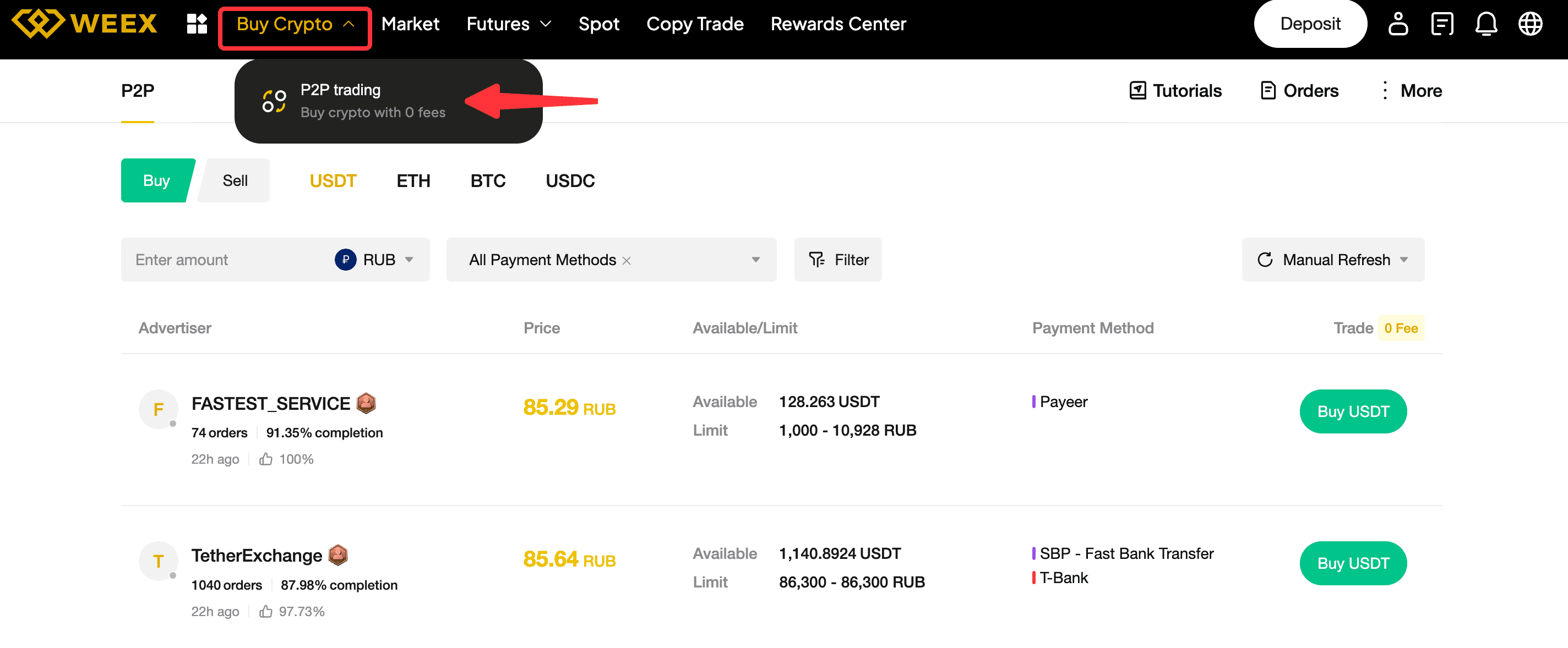 Introducing WEEX P2P trading: Your Gateway to Smoother Fiat Deposits